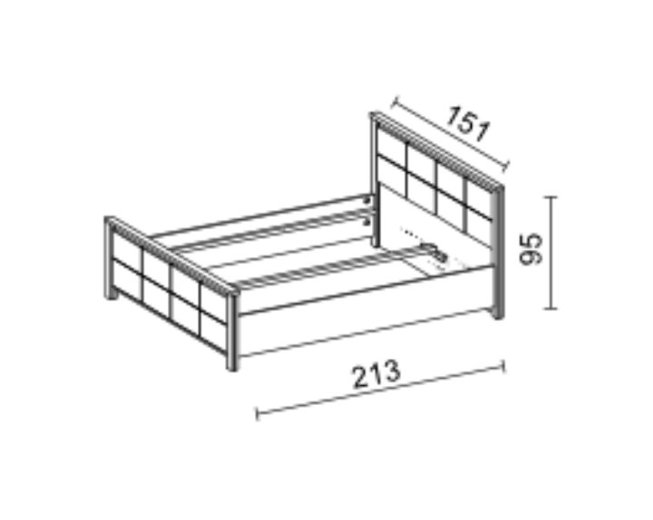 Stolwit - wien -  łóżko 140 bez pojemnika