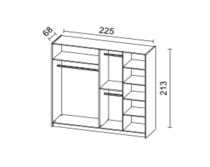 Stolwit - wien -  szafa przesuwna 2,25m