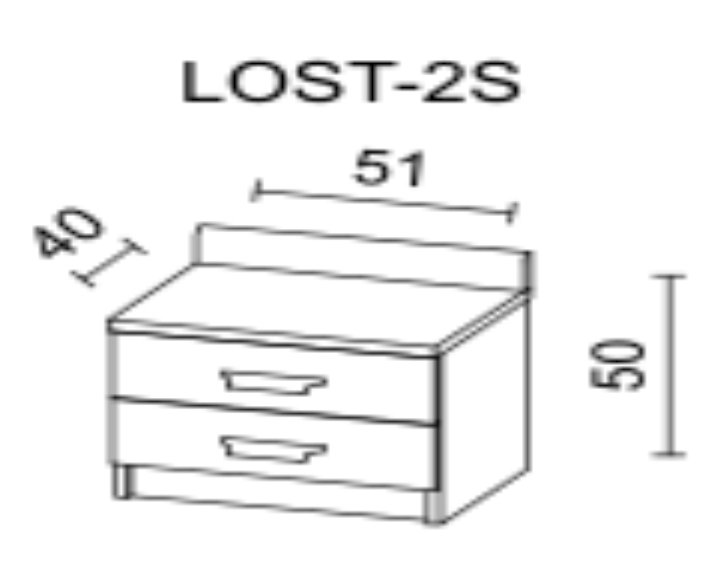 Stolwit - londyn - stolik nocny