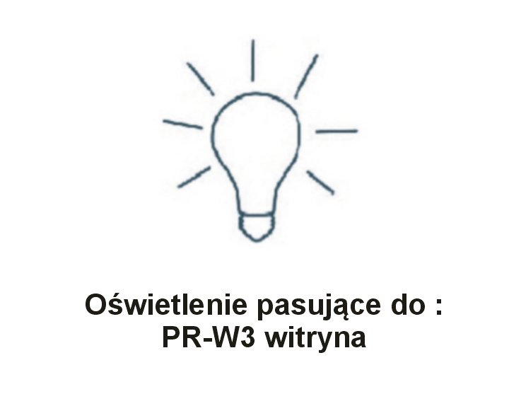 Taranko - prato oświetlenie pasujące do : pr-w3 witryna