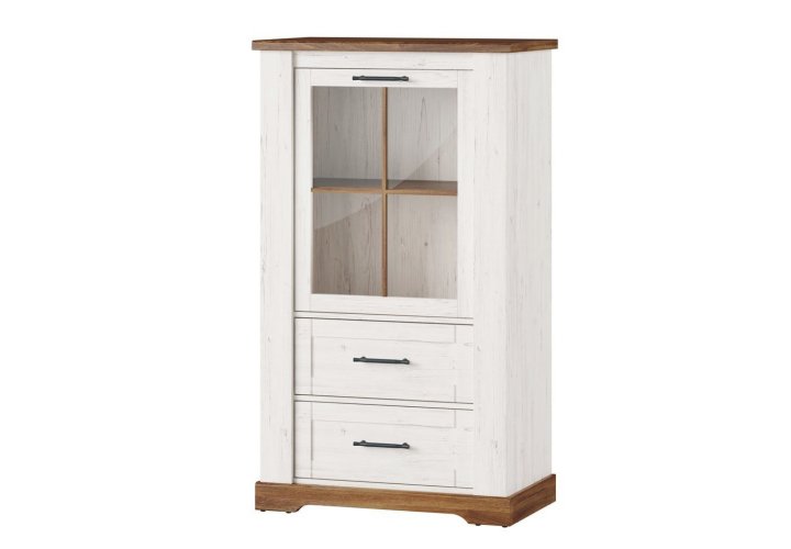Szynaka - country - witryna niska/ barek 3. 1-drzwiowa z 2 szufladami