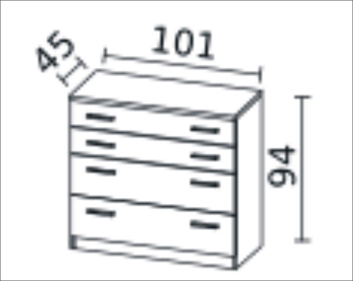 Stolwit - manhattan - komoda 4s Stolwit - manhattan - komoda 4s