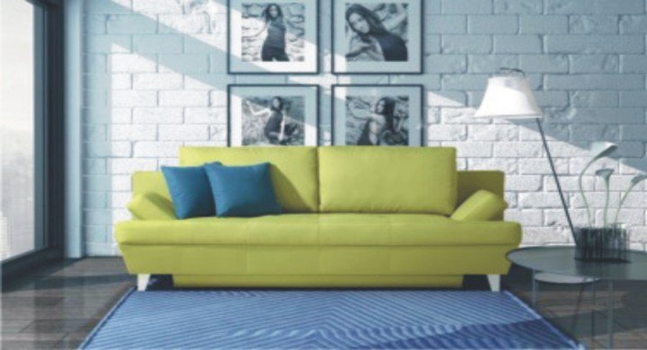 Celano - sofa 3 os. rozkładana z poj.