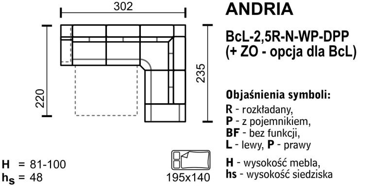 Andria - narożnik - bcl-2,5r-n-wp-dpp