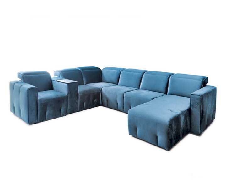 Etap sofa - Spot Narożnik 1RF mod. prost. z USB 1RF E 2,5F REC BK