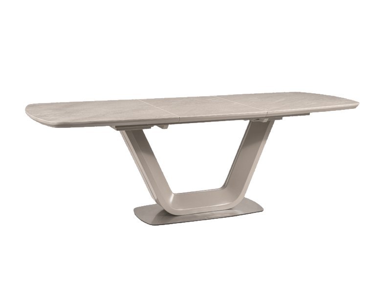 STÓŁ ARMANI CERAMIC SZARY EFEKT MARMURU / SZARY MAT 160(220)X90