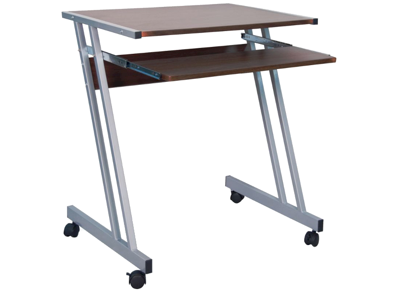 BIURKO B-233  CIEMNY BRĄZ / ALUMINIUM