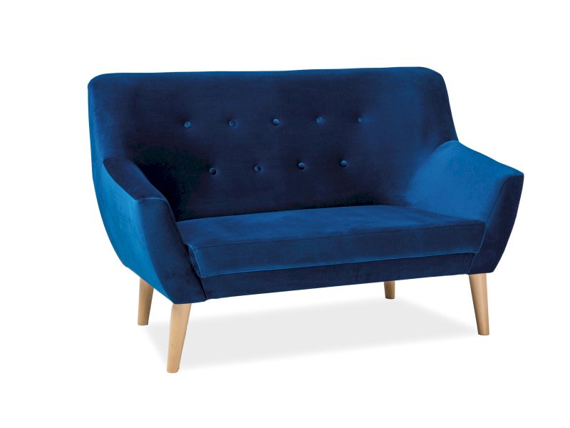SOFA NORDIC 2 VELVET KOLOR GRANAT TAPICERKA BLUVEL 86 / BUK