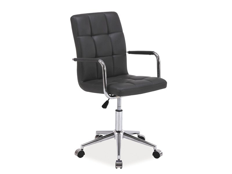 FOTEL OBROTOWY Q-022 SZARY