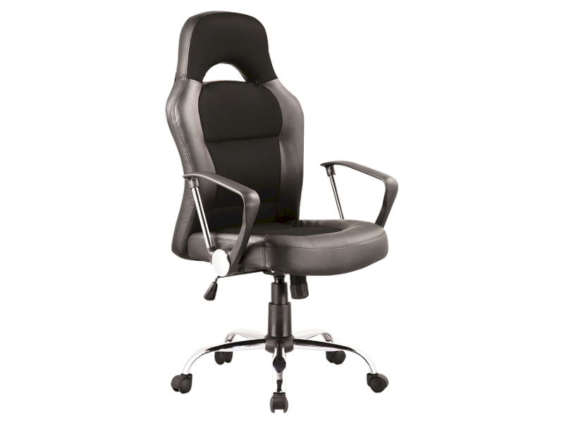 FOTEL OBROTOWY Q-033 CZARNY