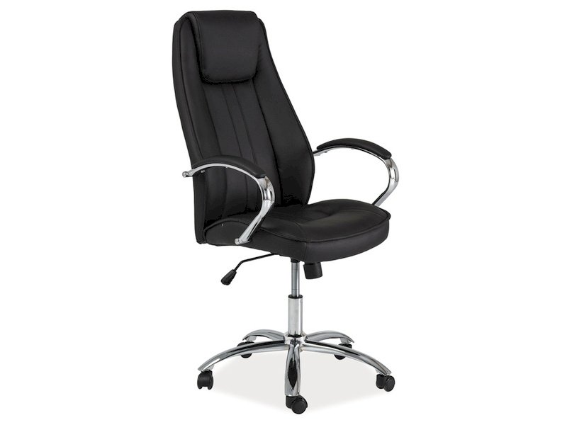 FOTEL OBROTOWY Q-036 CZARNY