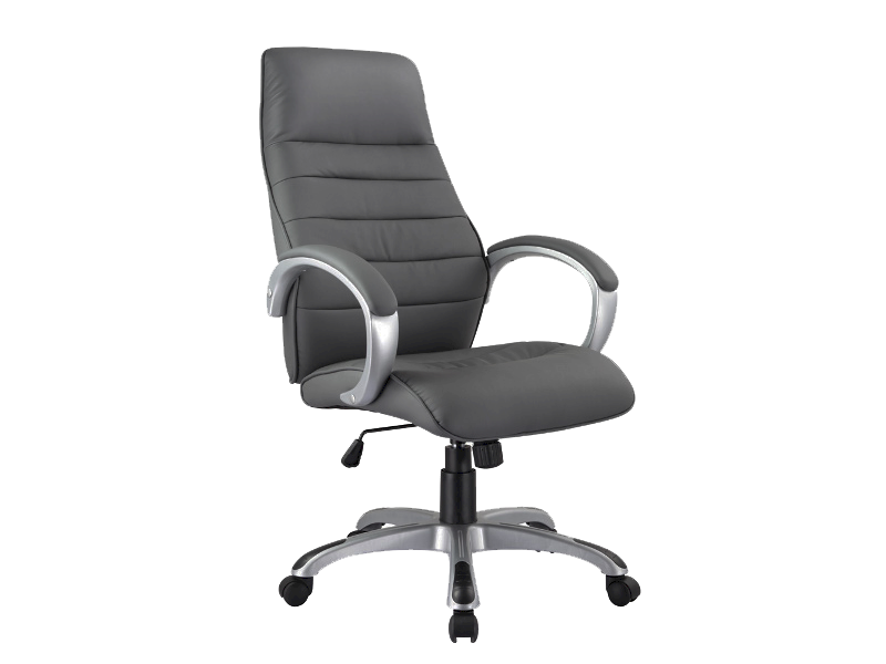 FOTEL OBROTOWY Q-046 SZARY