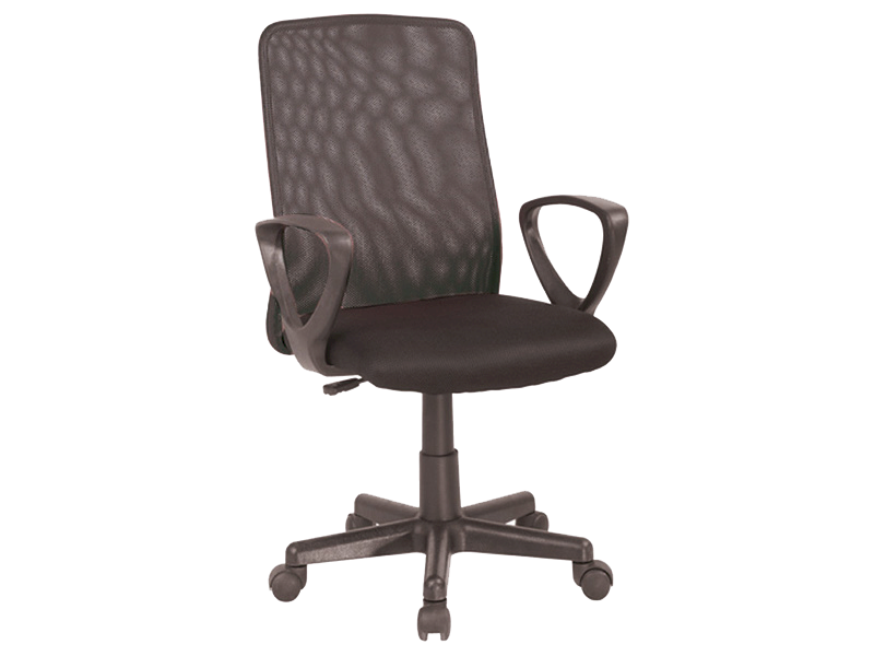 FOTEL OBROTOWY Q-083 CZARNY