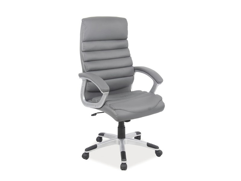 FOTEL OBROTOWY Q-087 SZARY