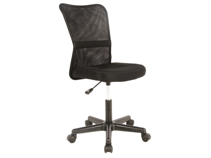 FOTEL OBROTOWY Q-121 CZARNY