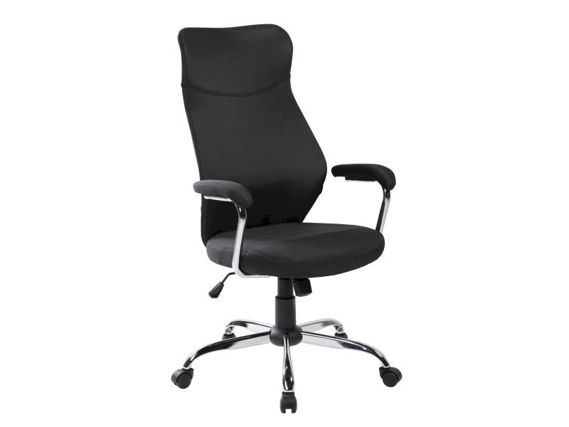 FOTEL OBROTOWY Q-319 CZARNY