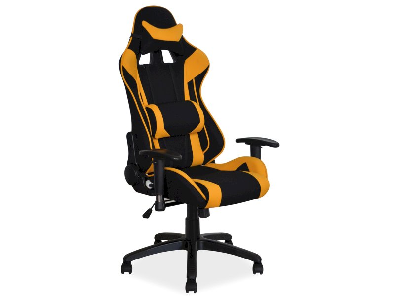 FOTEL OBROTOWY VIPER CZARNY/ ŻÓŁTY