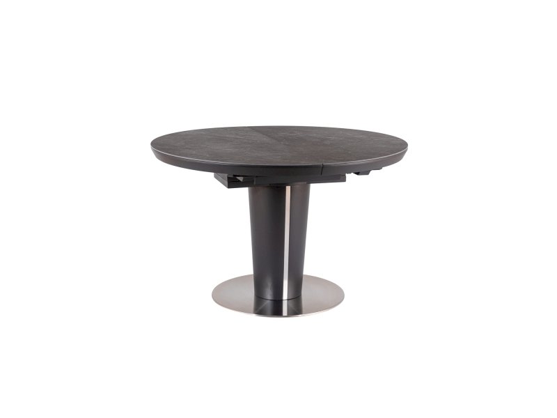 STÓŁ ORBIT CERAMIC CIEMNY SZARY EFEKT MARMURU/ANTRACYT MAT FI 120(160)