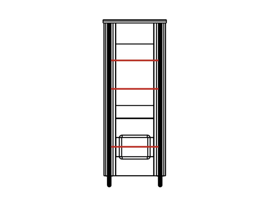 MEBIN-OMEGA BIBLIOTECZKA POJEDYNCZA PRAWA MEBIN-OMEGA BIBLIOTECZKA POJEDYNCZA PRAWA
