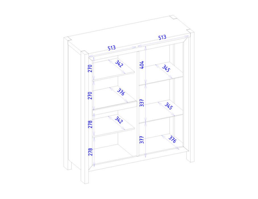 MEBIN - NESCO SZAFKA Z BARKIEM Z OŚWIETLENIEM KJ