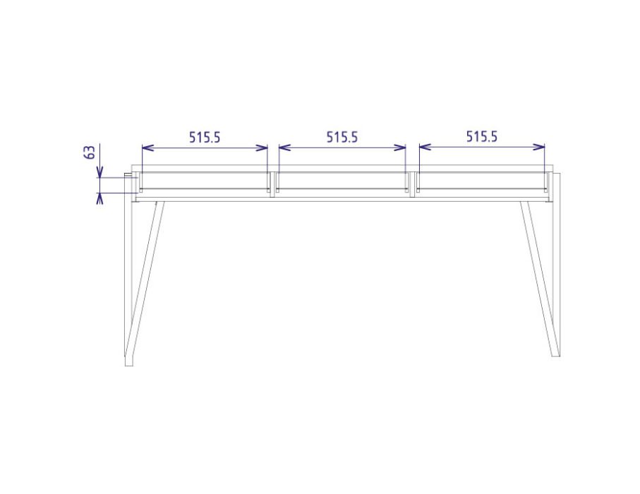 Mebin - Pik  Biurko duże z szufladą