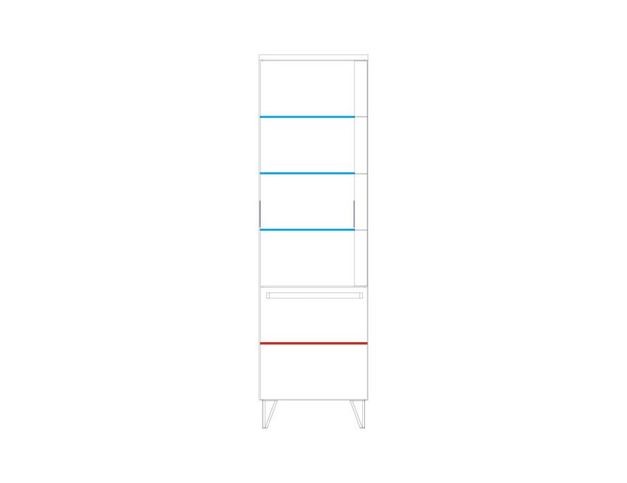 MEBIN-PIREUS WITRYNA POJEDYNCZA PRAWA Z OŚWIETLENIEM