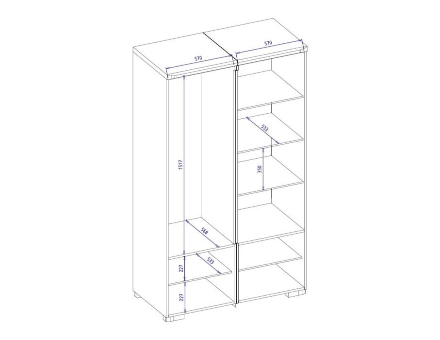 Mebin - Riva - Szafa II