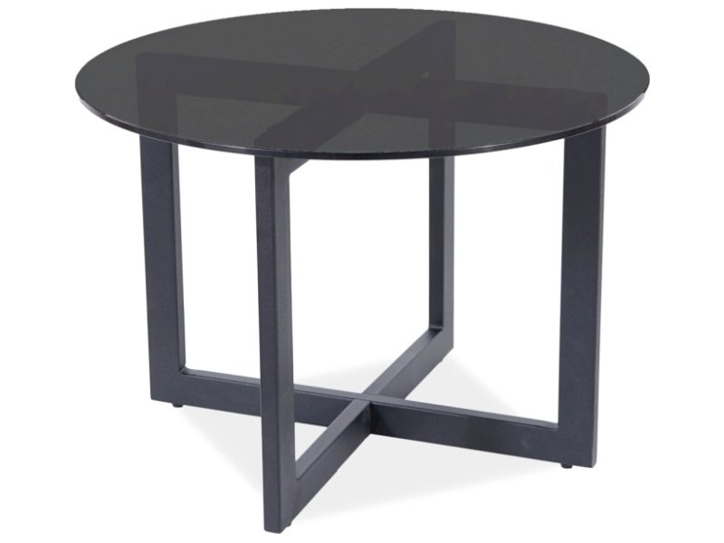 ŁAWA ALMERIA B CZARNY TRANS./CZARNY FI 60X45
