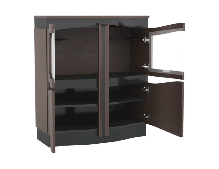 Mebin - diuna witrynka niska 2ds2d z oświetleniem