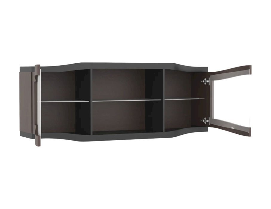 Mebin - diuna witryna wisząca 2ds z oświetleniem