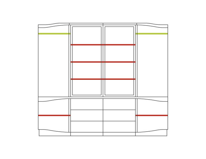 Mebin - Diuna Szafa IV duża
