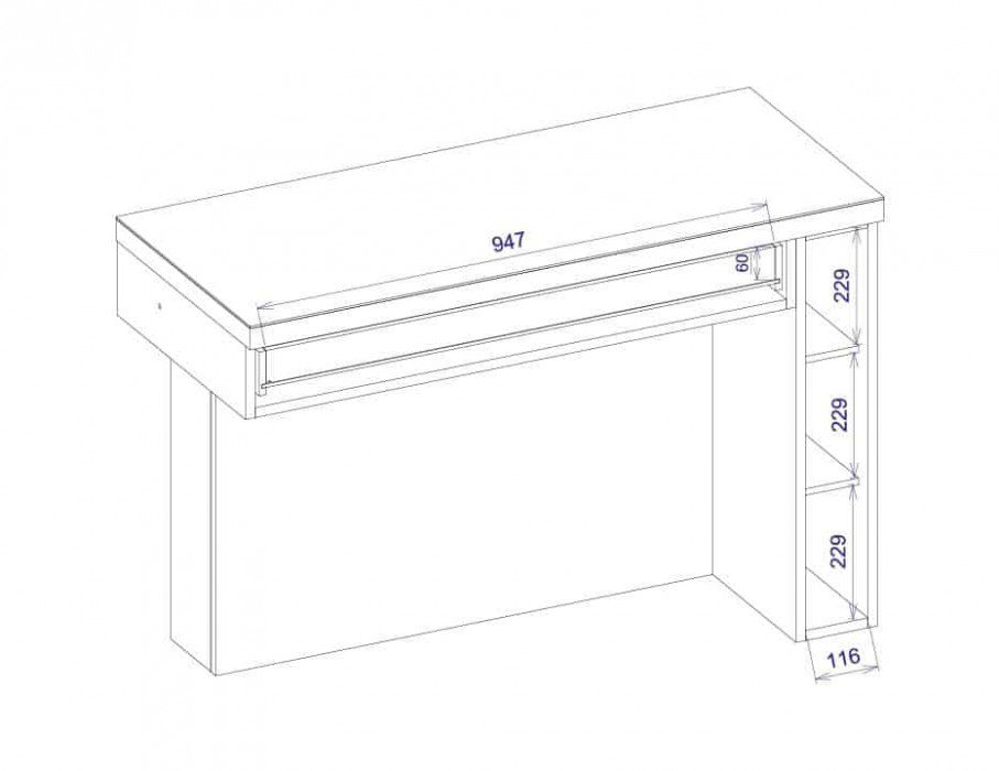 Mebin - Verano Toaletka