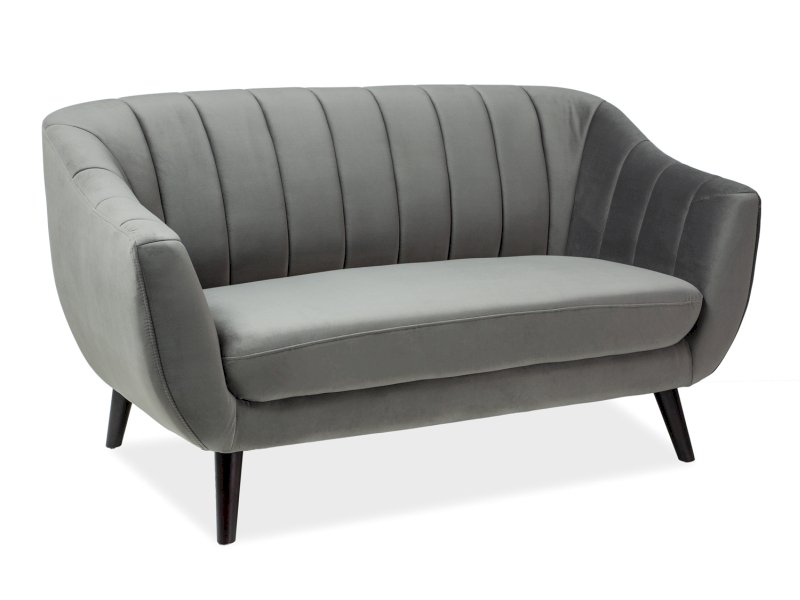 SOFA ELITE 2 VELVET BEŻ BLUVEL 28 / WENGE