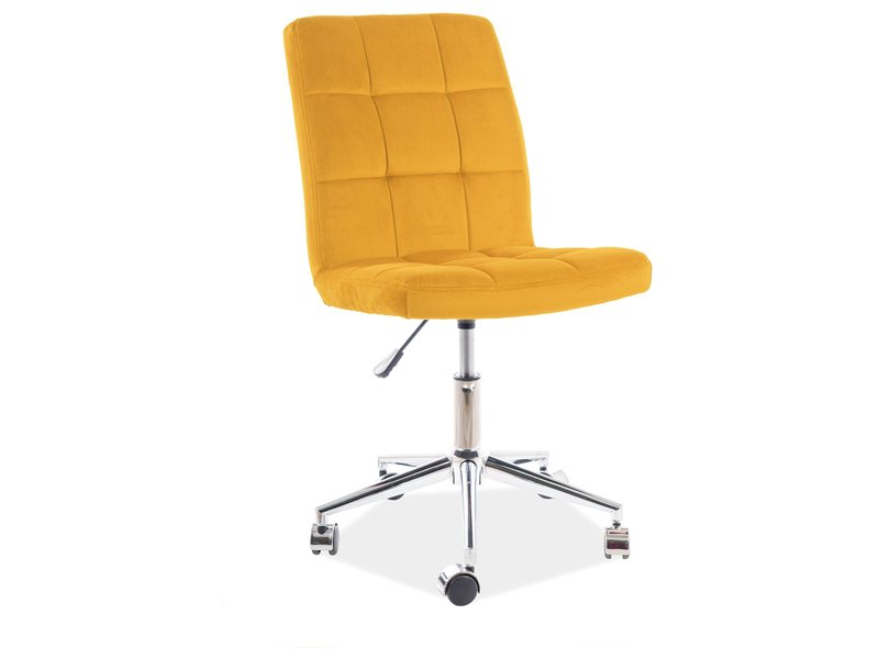 FOTEL OBROTOWY Q-020 VELVET CURRY BLUVEL 68