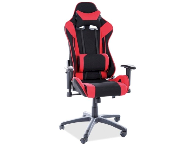 FOTEL OBROTOWY VIPER CZARNY/CZERWONY