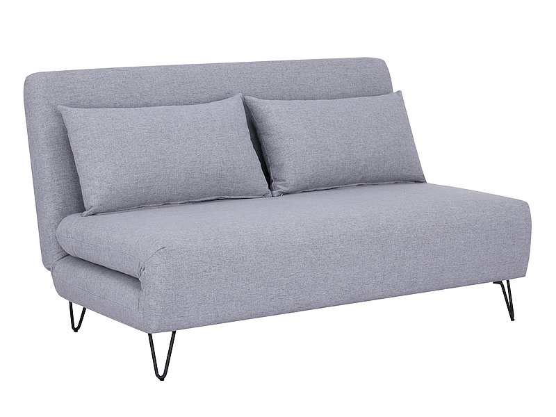 SOFA ZENIA SZARY TAP.137/CZARNY