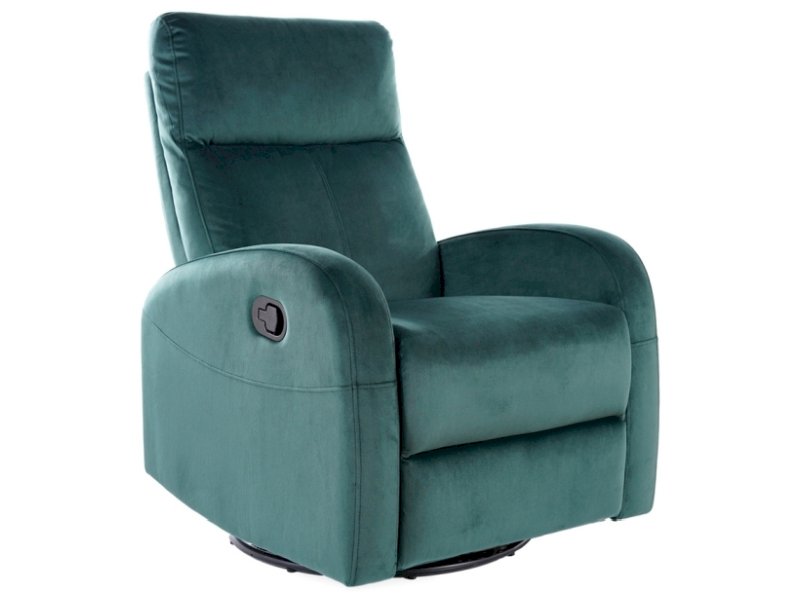 FOTEL ROZKŁADANY OLIMP VELVET CURRY BLUVEL 68