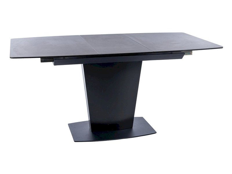 STÓŁ BRISTOL CERAMIC CIEMNY SZARY EFEKT MARMURU/CZARNY MAT 120(160)X85