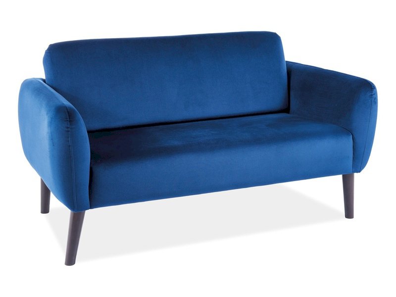 SOFA ELSA VELVET GRANATOWY BLUVEL 86 / WENGE