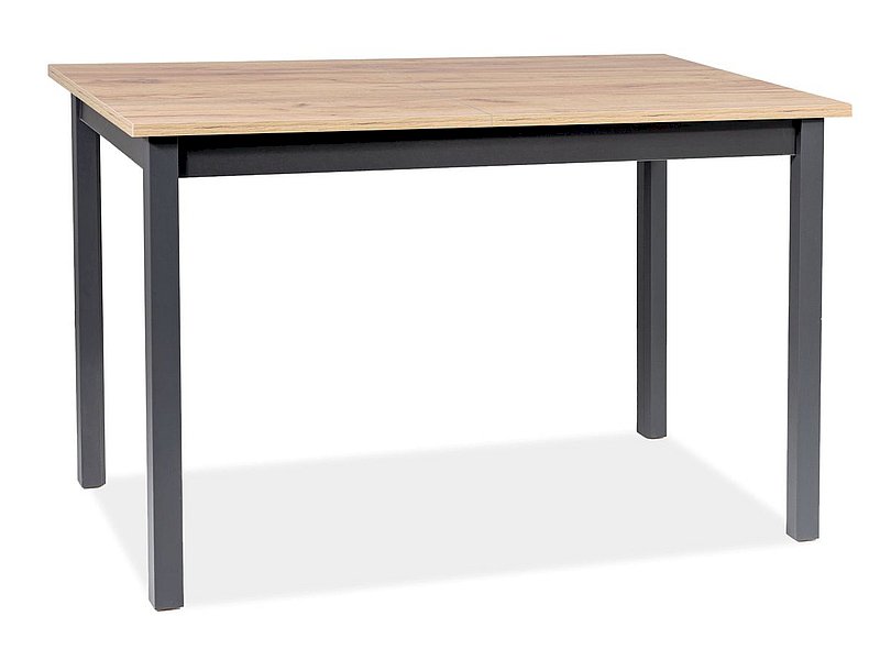 STÓŁ HORACY DĄB ARTISAN / CZARNY 125(170)x75