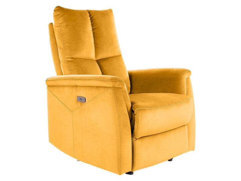 FOTEL ROZKŁADANY NEPTUN VELVET CURRY BLUVEL 68
