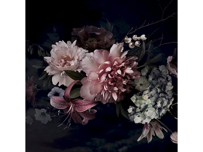 OBRAZ FLOWERS III 80X80