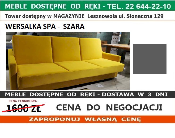 SPA WERSALKA -  SZARA 