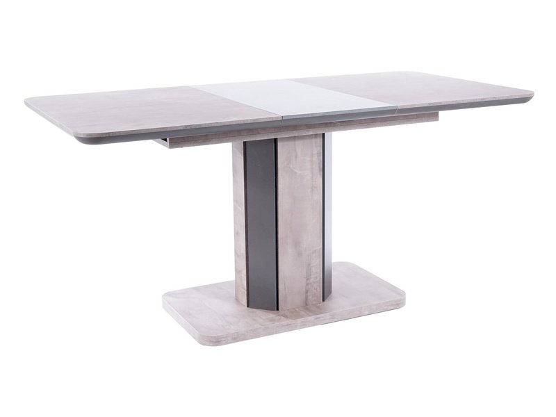 STÓŁ HEXON DĄB WOTAN / ANTRACYT 120(160)X80 IN