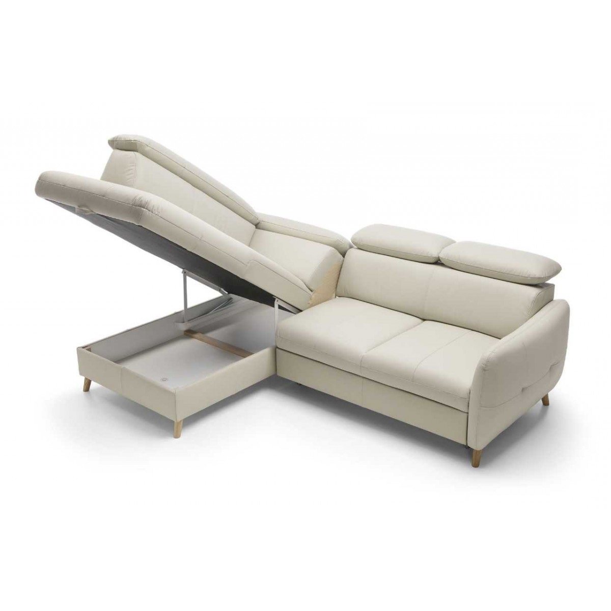 Etap sofa - hugo narożnik z funkcją spania i pojemnikiem otm-2f...