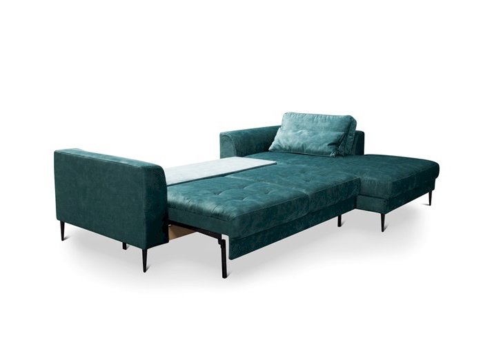 Etap Sofa - Luzi - Narożnik 2DL-REC/BK Z FUNKCJĄ SPANIA