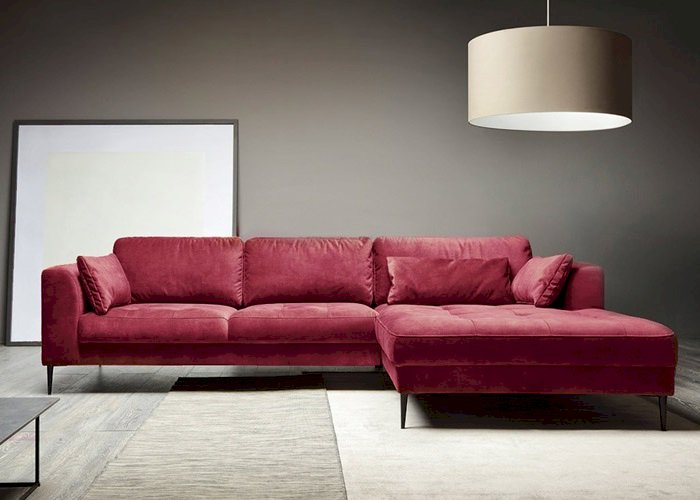 Etap Sofa - Luzi - Narożnik 2DL-REC/BK Z FUNKCJĄ SPANIA