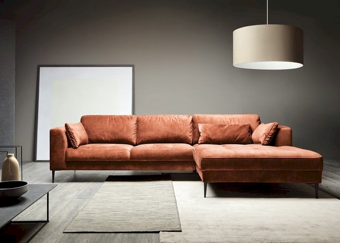 Etap Sofa - Luzi - Narożnik 2DL-REC/BK Z FUNKCJĄ SPANIA