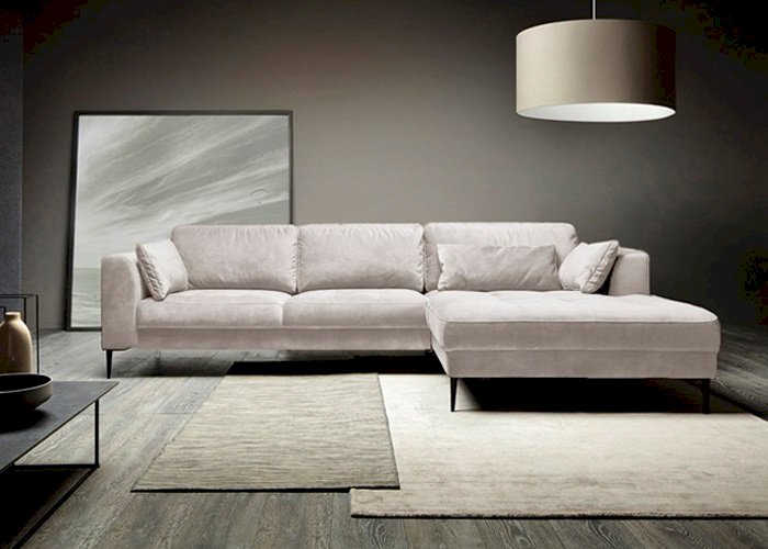 Etap Sofa - Luzi - Narożnik 2DL-REC/BK Z FUNKCJĄ SPANIA