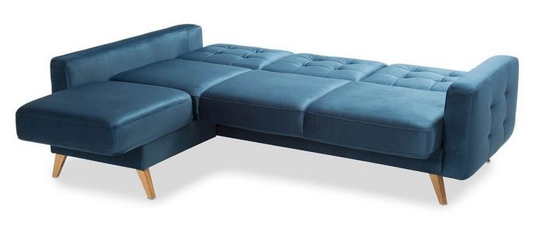 Sweet sit - nappa narożnik z funkcją spania i pojemnikiem..